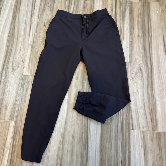 Patagonia Skyline Traveler Pants Mens Large Gray Joggers Performance Tapered - Picture 1 of 7